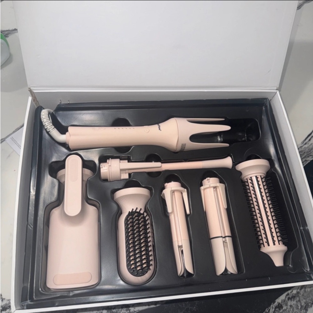 Shark-like Hair Styling Set - Pink